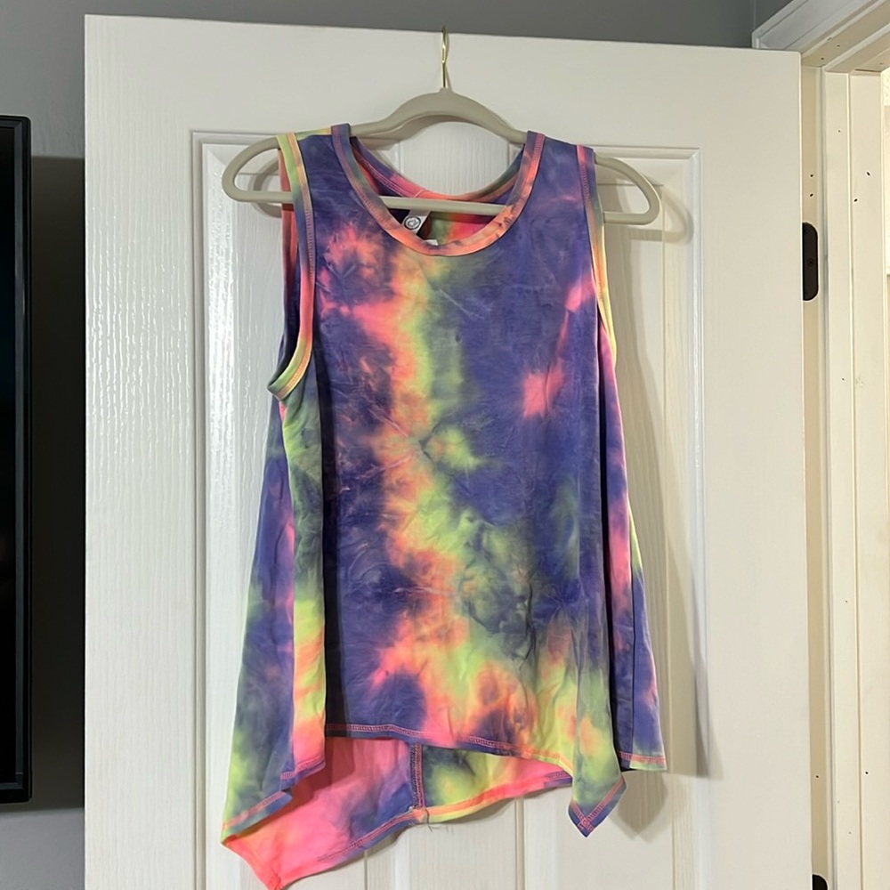 BNWT CY Clothing size Medium neon Tie dye tank
